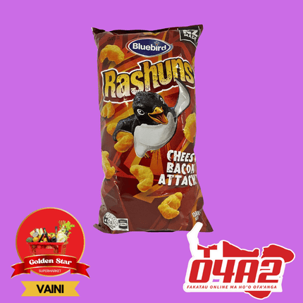Bluebird Rashuns Cheese Bacon Attack (Out of Stock) - "PICK UP FROM GOLDEN STAR, VAINI TONGATAPU"