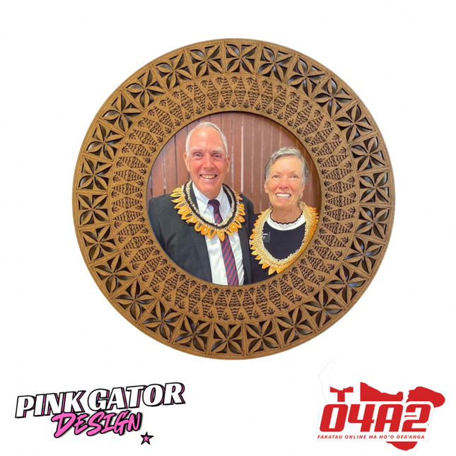 Design C Frame 35cm - “PICK UP FROM PINK GATOR DESIGN AT HALA PAINI TU’U UA, HAVELU”