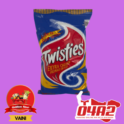 Twisties Extra Cheese - "PICK UP FROM GOLDEN STAR, VAINI TONGATAPU"
