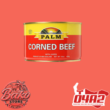 Palm Corned Beef 425g - “PICK UP AT BAKO STORE IN PANGAI OR HIHIFO HA’APAI BRANCHES”