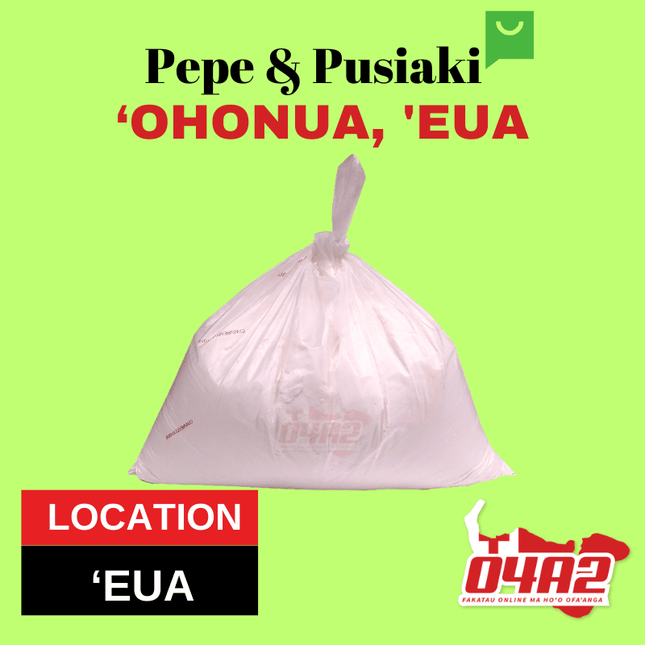 Flour Repack 1kg - "PICK UP FROM PEPE & PUSIAKI, 'OHONUA, 'EUA"