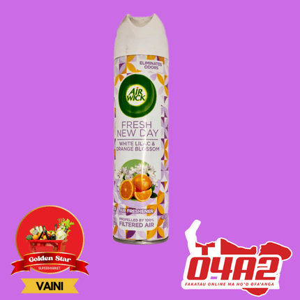 Air Wick White Lilac & Orange Blossom - "PICK UP FROM GOLDEN STAR, VAINI TONGATAPU"