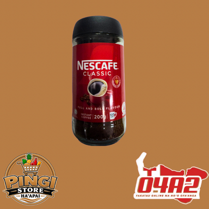 Nescafe Coffee 200g - “PICK UP FROM PINGI STORE, HA'APAI"