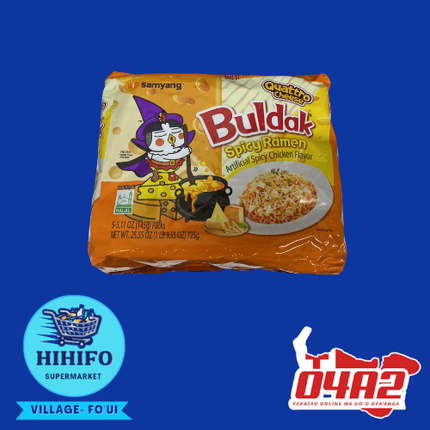 Quattro Cheese Buldak Spicy Ramen - “PICK UP FROM HIHIFO SUPERMARKET, FO’UI”