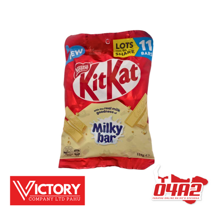 Kit kat milky bar 154g Lole - "PICK UP FROM VICTORY SUPERMARKET & WHOLESALE, PAHU"
