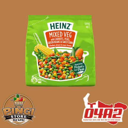 Frozen Classic Veggie Mix 500g - “PICK UP FROM PINGI STORE, HA'APAI"