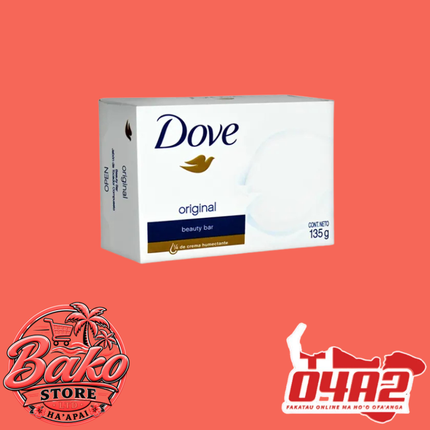 Dove Soap 135g - “PICK UP AT BAKO STORE IN PANGAI OR HIHIFO HA’APAI BRANCHES”