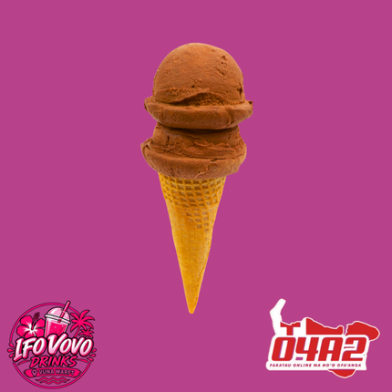 Chocolate Cone Ice Cream (Double) - “PICK UP FROM IFO VOVO DRINKS, VUNA WRAFT”