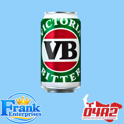 Victoria Bitter Can - “PICK UP FROM FRANK ENTERPRISE LTD, MA’UFANGA”