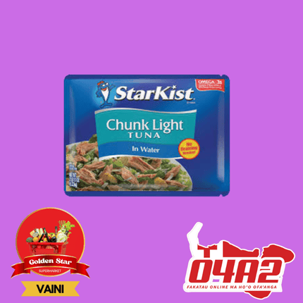 Starkist Chunk Light Tuna Pouch - "PICK UP FROM GOLDEN STAR, VAINI TONGATAPU"