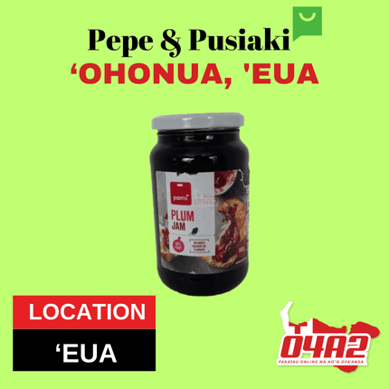 Jam 500g - "PICK UP FROM PEPE & PUSIAKI, 'OHONUA, 'EUA"