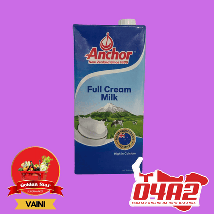 Anchor Full Cream Milk - "PICK UP FROM GOLDEN STAR, VAINI TONGATAPU"