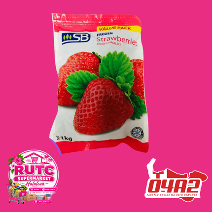 Frozen Strawberry 1kg - “PICK UP FROM RUTC SUPERMARKET, HALALEVA”