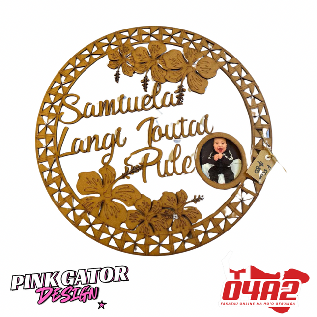 Design F Frame 55cm - “PICK UP FROM PINK GATOR DESIGN AT HALA PAINI TU’U UA, HAVELU”