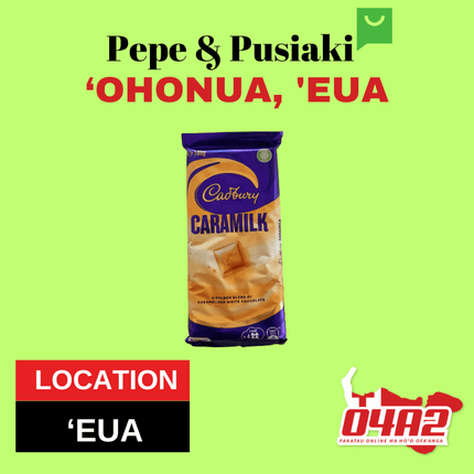 Cadbury Caramilk "PICK UP FROM PEPE & PUSIAKI, 'OHONUA, 'EUA"