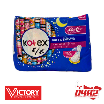 Kotex - "PICK UP FROM VICTORY SUPERMARKET & WHOLESALE, PAHU"