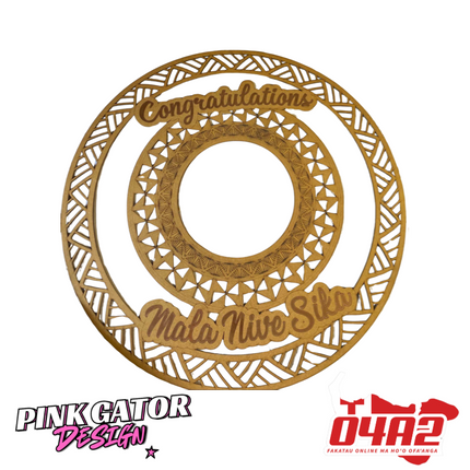92cm Frame Design L - “PICK UP FROM PINK GATOR DESIGN AT HALA PAINI TU’U UA, HAVELU”