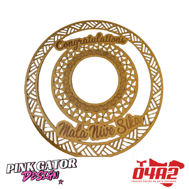 92cm Frame Design L - “PICK UP FROM PINK GATOR DESIGN AT HALA PAINI TU’U UA, HAVELU”
