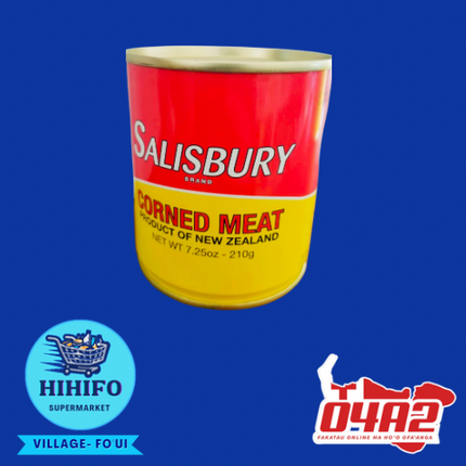 Salisbury Corned Meat 210g - “PICK UP FROM HIHIFO SUPERMARKET - FO’UI”