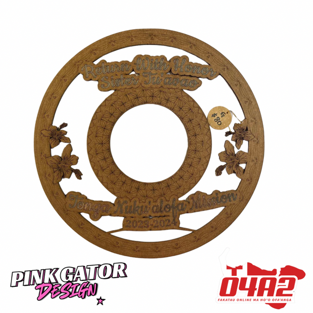Design G Frame 55cm - “PICK UP FROM PINK GATOR DESIGN AT HALA PAINI TU’U UA, HAVELU”