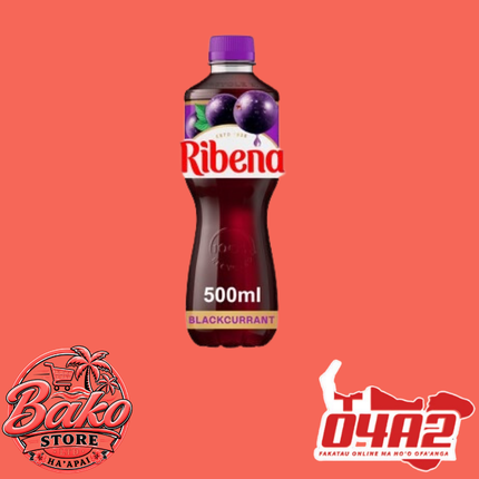 Ribena 1L - “PICK UP AT BAKO STORE IN PANGAI OR HIHIFO HA’APAI BRANCHES”