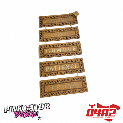 Wall Hanging - “PICK UP FROM PINK GATOR DESIGN AT HALA PAINI TU’U UA, HAVELU”
