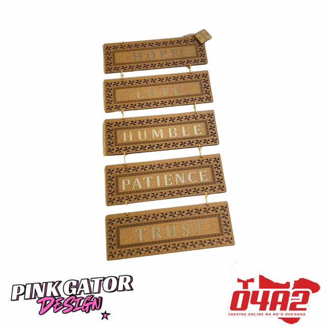 Wall Hanging - “PICK UP FROM PINK GATOR DESIGN AT HALA PAINI TU’U UA, HAVELU”