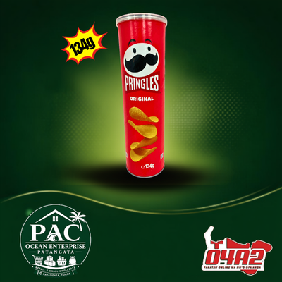 Pringles 134g - "PICK UP FROM PAC OCEAN ENTERPRISE STORE in PATANGATA"