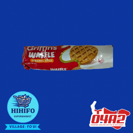 Griffins Waffle Caramel Spice 195g - PICK UP FROM HIHIFO SUPERMARKET, FO'UI"