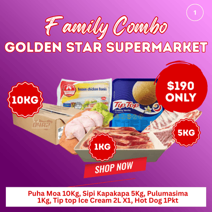 Family Combo #1 - "PICK UP FROM GOLDEN STAR, VAINI TONGATAPU"