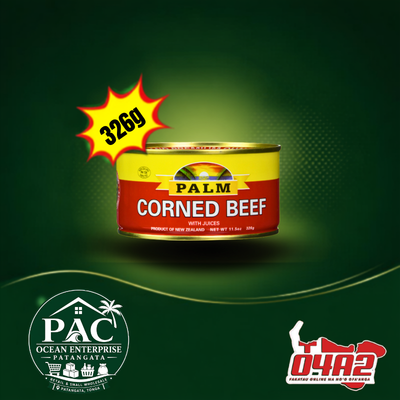 Palm Corned Beef 326g - "PICK UP FROM PAC OCEAN ENTERPRISE STORE in PATANGATA"