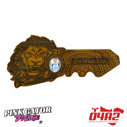 21st Birthday Key - “PICK UP FROM PINK GATOR DESIGN AT HALA PAINI TU’U UA, HAVELU”