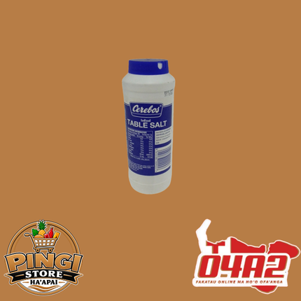 Cerebos Table Salt 700g - “PICK UP FROM PINGI STORE, HA’APAI”