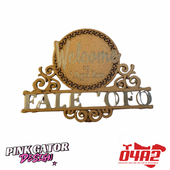 Design W Frame 55cm - “PICK UP FROM PINK GATOR DESIGN AT HALA PAINI TU’U UA, HAVELU”