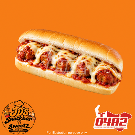 Meatball Cheese Sub - “PICK UP FROM JD’s SNACKBAR N SWEETZ, VUNA WHARF HAHAKE BUS STATION”