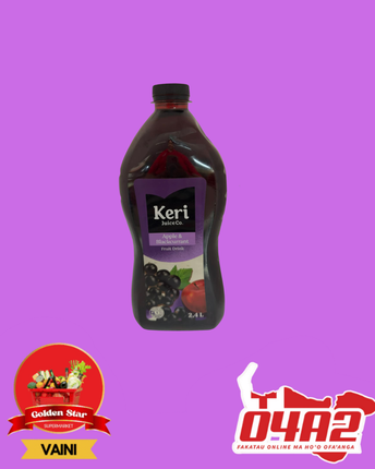 Keri Apple & Blackcurrant Drink 2L - "PICK UP FROM GOLDEN STAR, VAINI TONGATAPU"