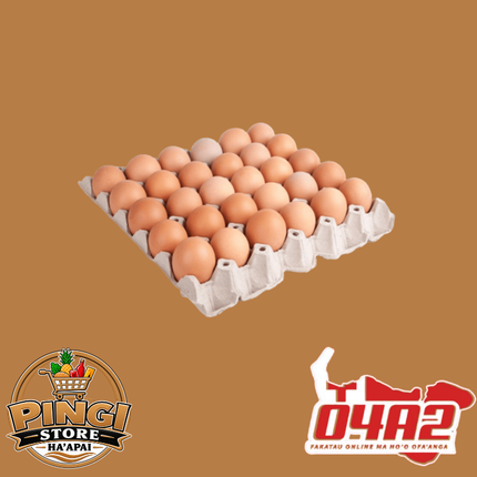 Tray of Eggs (Laulau Fuaimoa) - “PICK UP FROM PINGI STORE, HA’APAI”