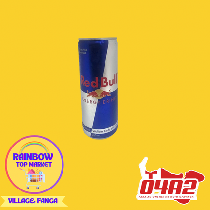 Red Bull Drink - “PICK UP FROM RAINBOW TOP MARKET IN FANGA