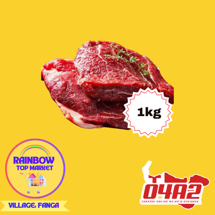 Frozen Beef (Pulu ‘Aisi) 1kg - “PICK UP FROM RAINBOW TOP MARKET”