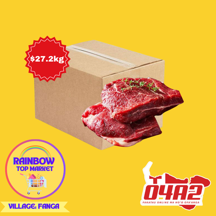 Box Frozen Beef (Pulu ‘Aisi) 27.2kg - “PICK UP FROM RAINBOW TOP MARKET”