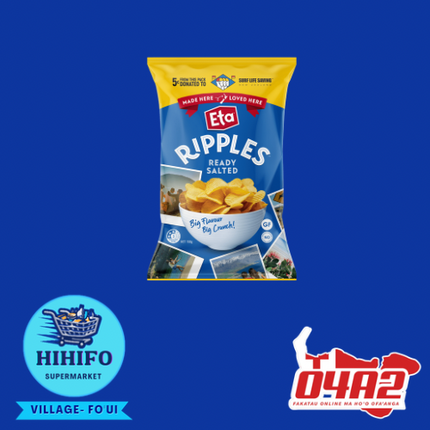 Eta Ripples - Ready Salted 150g - PICK UP FROM HIHIFO SUPERMARKET, FO'UI"