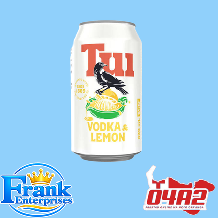 Tui Vodka Lemon - “PICK UP FROM FRANK ENTERPRISE LTD, MA’UFANGA”