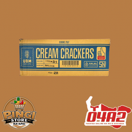 UBM Box of Crackers - "PICK UP FROM PINGI STORE, HA'APAI"