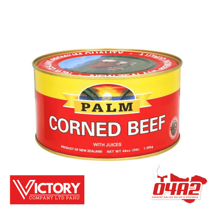 Palm Corned Beef 3lbs Kapapulu - "PICK UP FROM VICTORY SUPERMARKET & WHOLESALE, PAHU"