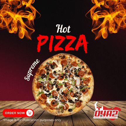 Supreme - "PICK UP FROM HOT PIZZA AT TAUFA'AHAU VILLAGE"