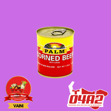 Palm Corned Beef 210g Kapapulu (Out of Stock) - "PICK UP FROM GOLDEN STAR, VAINI TONGATAPU"