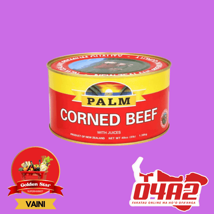 Palm Corned Beef 3lb Kapapulu (Out of Stock) - "PICK UP FROM GOLDEN STAR, VAINI TONGATAPU"