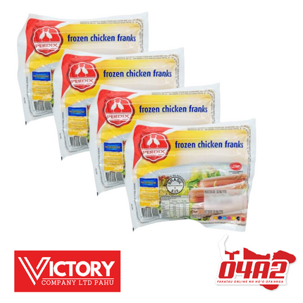 Hot Dog (4 for $10) Chicken Franks - "PICK UP FROM VICTORY SUPERMARKET & WHOLESALE, PAHU"