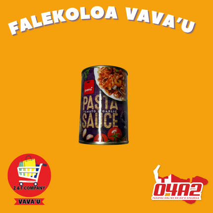 Pasta Sauce 420g - "PICK UP FROM Z&F HANGA KI POUONO, NEIAFU VAVA'U"