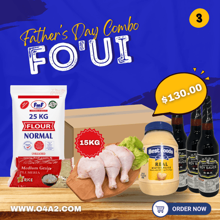 (Tangai Mahoa'a 25kg)(Tangai Rice (Sun Rise 15Kg)(Mayonnaise Best Food 887ml)(X3 Soya Sauce 625ml) - “PICK UP FROM HIHIFO SUPERMARKET, FO’UI”
